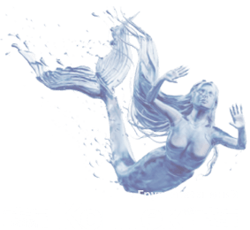 Логотип Контек с русалкой